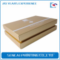 Sencai gold card packaging top and base box with cross shaped logo